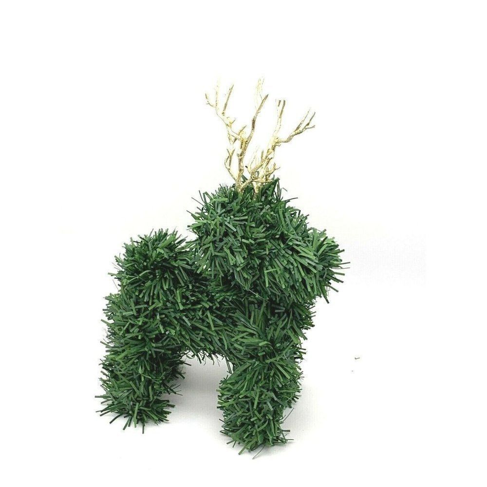 Grass Reindeer Christmas Decor Artificial Grass